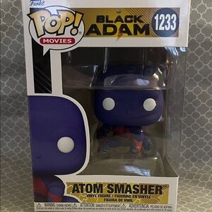 Funko Pop! Movies Black Adam Atom Smasher Purple and Red Figure